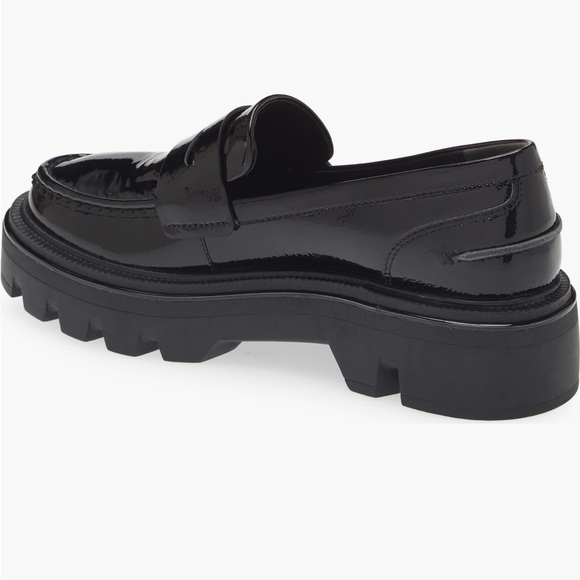 NWT rag & bone Glossy Black Loafers - Picture 2 of 6
